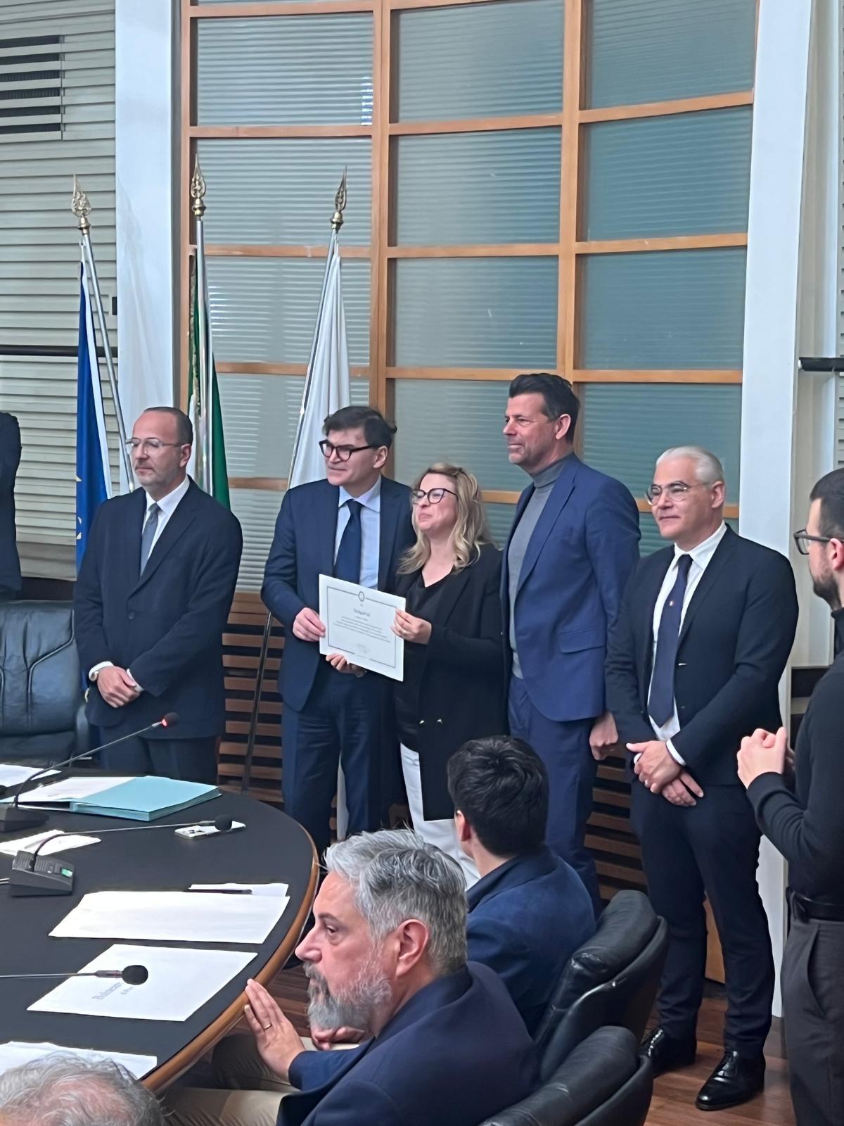 Techpol Honored with Commendation from the Regional Legislative Assembly of Marche 1 WhatsApp Image 2025 04 22 at 10.09.05 5