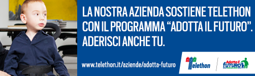 Adotta il futuro: Techpol sostiene Telethon 1 download