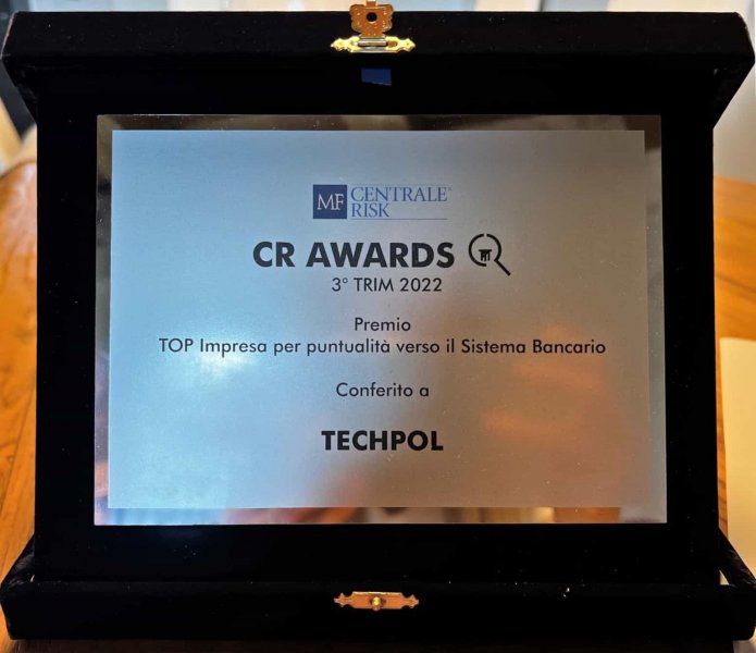 Techpol receives the prestigious III° CR Awards 2 slideshow 1 2833z 1
